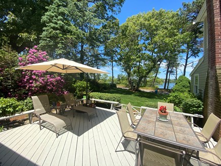 Harwich Cape Cod vacation rental - Patio with grill and outdoor dinning area