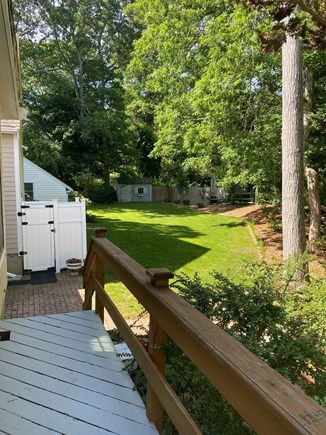 Harwich Cape Cod vacation rental - Back yard with games