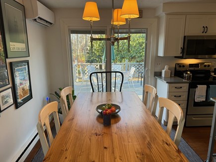 Truro Cape Cod vacation rental - Dining Table