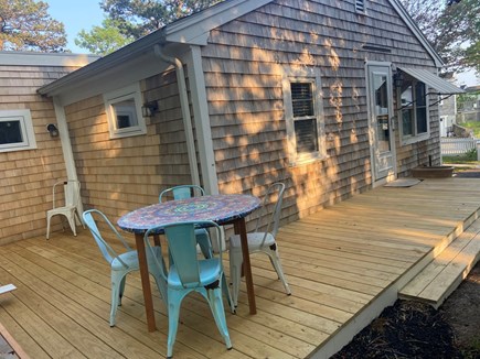 East Falmouth Cape Cod vacation rental - Side entrance and outdoor space