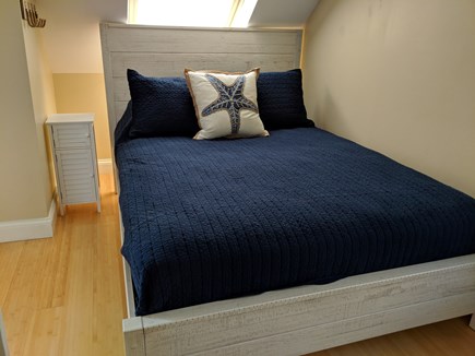 Falmouth Heights Cape Cod vacation rental - Second Floor: 
The Sail room with a Queen bed