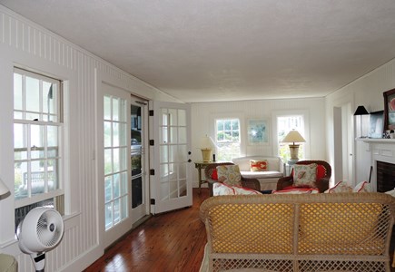 Harwich Port Cape Cod vacation rental - Wicker furnishings for comfortable seaside living