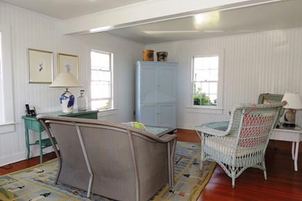 Harwich Port Cape Cod vacation rental - Light and Bright  family room with television