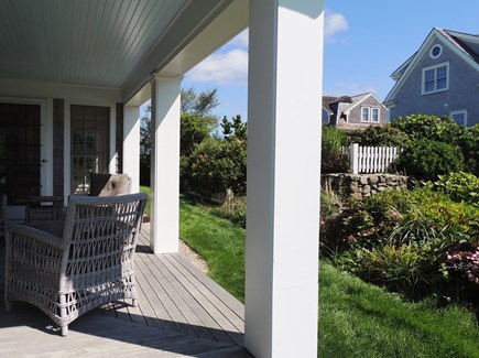 Harwich Port Cape Cod vacation rental - Covered porch with ocean views