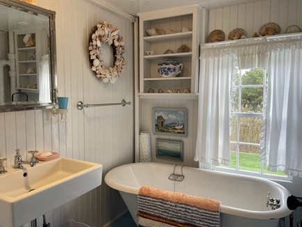 Harwich Port Cape Cod vacation rental - Second floor shared full bath with tib and shower