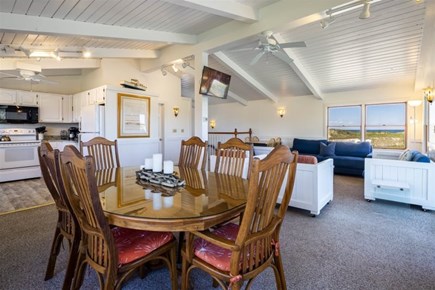 Truro Cape Cod vacation rental - Main living area with dining