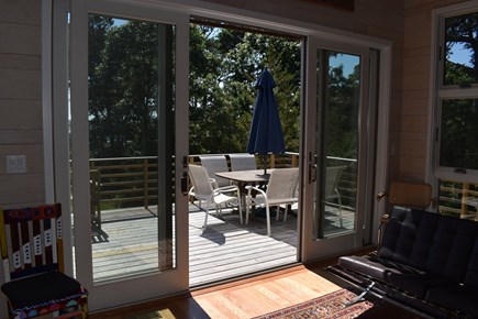 Wellfleet Cape Cod vacation rental - Deck, with seating for six