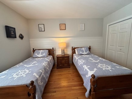 West Yarmouth Cape Cod vacation rental - Downstairs Bedroom with (2) Twin Beds