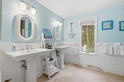 West Yarmouth Cape Cod vacation rental - 1st Floor Bathroom (shower/bathtub)