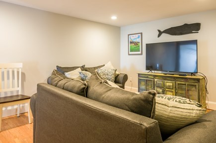 Sandwich Cape Cod vacation rental - TV in Lower level Family Room