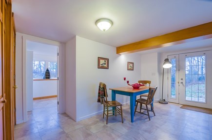 Plymouth, Ellisville  MA vacation rental - Lower level entry with Dining area