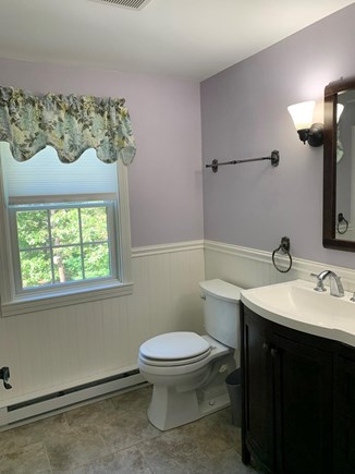 Eastham Cape Cod vacation rental - Second floor bathroom with shower.