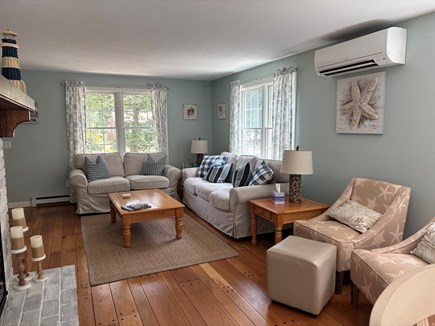 Eastham Cape Cod vacation rental - Living Room open to dining area.
