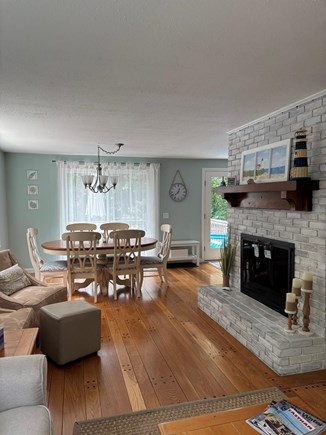 Eastham Cape Cod vacation rental - Dining area open to Living Room.