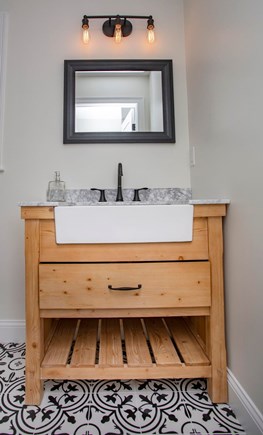 Onset MA vacation rental - The powder room on the first floor.