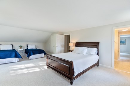 East Falmouth Cape Cod vacation rental - 2nd floor bedroom 2 (1 Queen Bed, Two Twin Beds)
