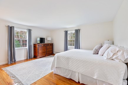 East Falmouth Cape Cod vacation rental - Master bedroom on 1st floor (King)
