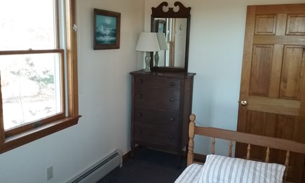 Wellfleet Cape Cod vacation rental - First floor twin back bedroom with waterviews