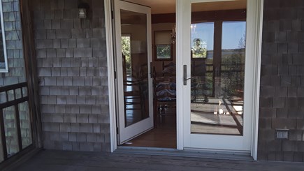 Wellfleet Cape Cod vacation rental - Door from Dining to screened in porch