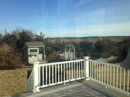 Dennis Cape Cod vacation rental - Large sunny deck overlooking the marsh