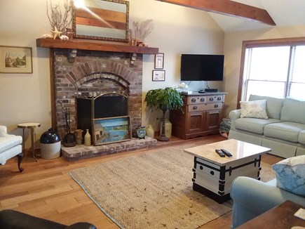 Dennis Cape Cod vacation rental - Big living room with cable TV