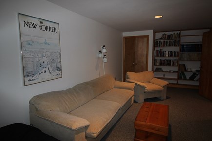 Truro Cape Cod vacation rental - Lower Level Bedroom/Family Room with Second TV