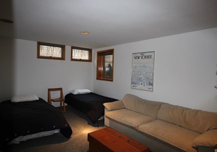 Truro Cape Cod vacation rental - Lower Level Bedroom/Family Room