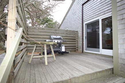 Truro Cape Cod vacation rental - Grilling Area outside the Dining Area