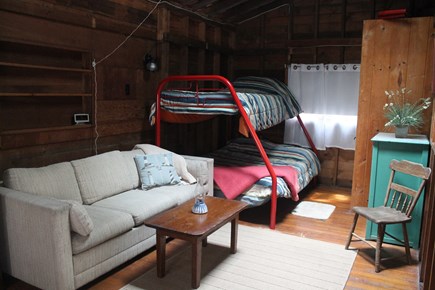 Harwich Cape Cod vacation rental - Bachelor Hall Bedroom 2- 1 Bunkbed (full+single), Queen pullout