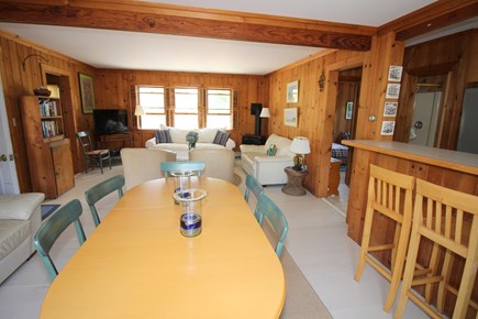 East Dennis Cape Cod vacation rental - Dining towards living