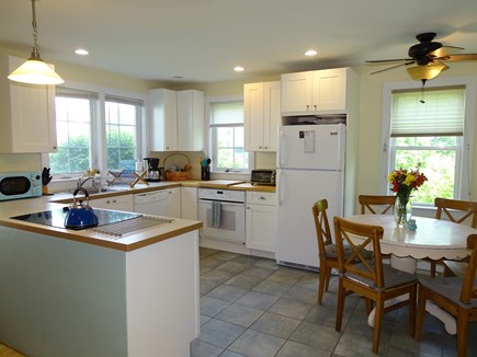 Manomet, Plymouth MA vacation rental - Kitchen and Dining-outdoor dining on farmers porch just outside