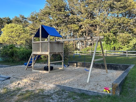Truro Cape Cod vacation rental - New playscape/play area for the kids!