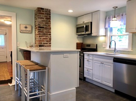Dennis Port Cape Cod vacation rental - Main Kitchen with Stainless Appliances