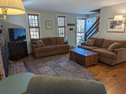 North Eastham Cape Cod vacation rental - Living Room to Front Entrance