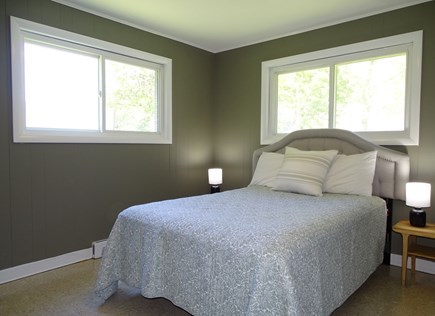 East Falmouth Cape Cod vacation rental - Green Queen bedroom on the main floor