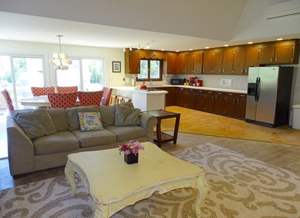 East Falmouth Cape Cod vacation rental - Upstairs spacious vaulted living area with huge kitchen