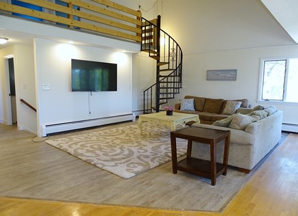 East Falmouth Cape Cod vacation rental - Upstairs living with Smart TV