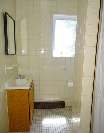 East Falmouth Cape Cod vacation rental - Main floor bathroom with shower
