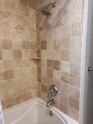 Harwich Cape Cod vacation rental - Lower-level bath with tub