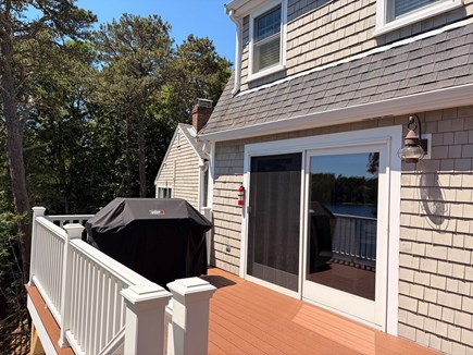 Harwich Cape Cod vacation rental - Deck area off dining room with gas grille