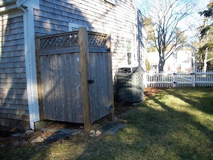 Yarmouth Port Cape Cod vacation rental - Enclosed Outside Shower