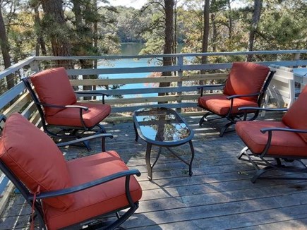 Falmouth Cape Cod vacation rental - Great peaceful sitting area on large porch overlooking pond