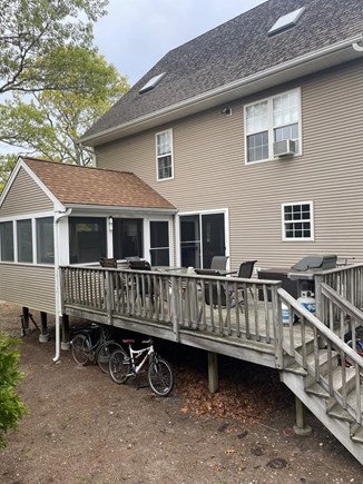 South Yarmouth Cape Cod vacation rental - Back deck