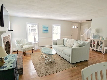 Brewster Cape Cod vacation rental - Living room is light, bright and comfy.