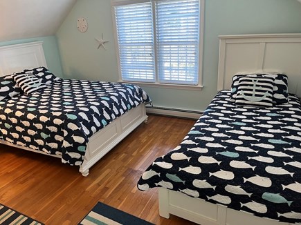 Brewster Cape Cod vacation rental - Another second level bedroom has a queen plus two twins (one twin not shown0