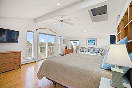 Eastham Cape Cod vacation rental - Master bedroom with private deck