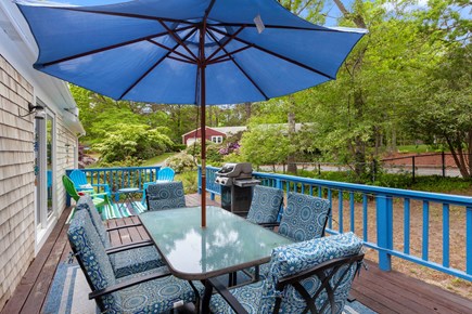 Harwich Cape Cod vacation rental - Beautiful deck with a grill and comfy outdoor furniture