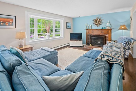 Harwich Cape Cod vacation rental - Living room with comfortable couch and smart TV