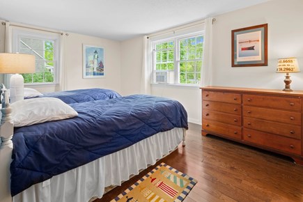 Harwich Cape Cod vacation rental - Second bedroom with twins and window AC