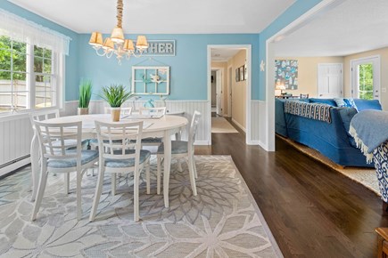 Harwich Cape Cod vacation rental - Dining room off kitchen and living room